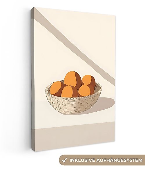 OneMillionCanvasses® Leinwandbild Korb - Obst - günstig online kaufen