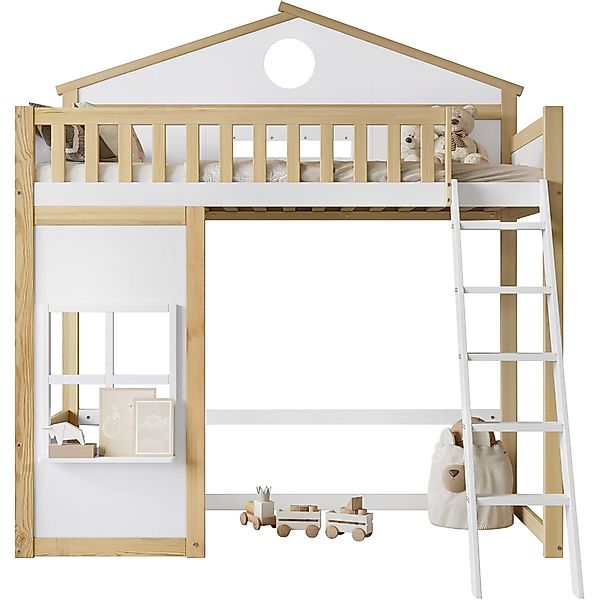 SeedWave Hochbett Modernes Hausbett Kinderbett mit günstig online kaufen