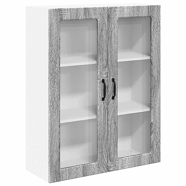 vidaXL Küchenwandschrank Graues Sonoma 80 x 31 x 100 cm Holzwerkstoff 88481 günstig online kaufen