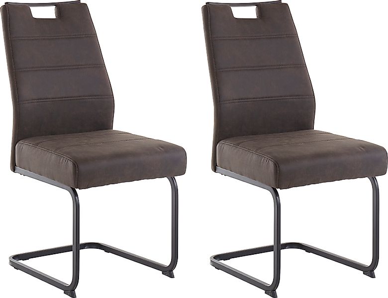 HELA Esszimmerstuhl »Lena«, (Set), 2 St., Microfaser VINTAGE, 1, 2 und 4 St günstig online kaufen