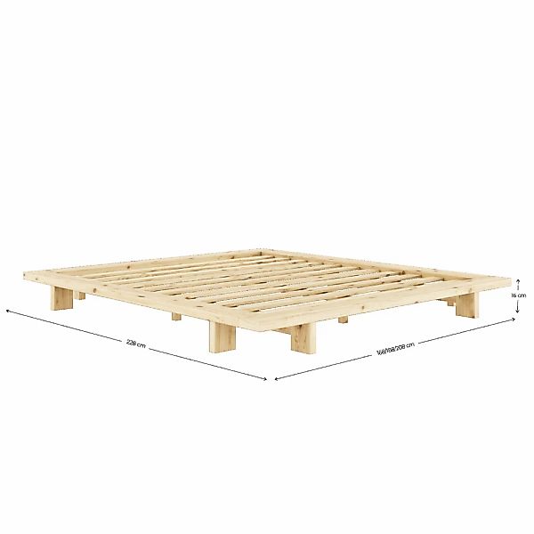 Karup Design Bettgestell "Bettgestell JAPAN BED Futonbett aus FSC-zertifizi günstig online kaufen