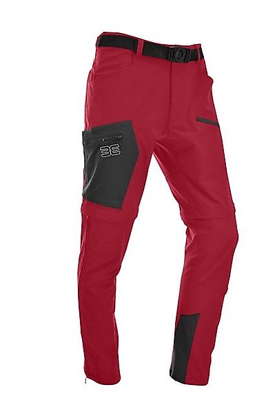 Maul Trekkinghose Eiger ultra - elastic T-Zipp o rot/schwarz günstig online kaufen