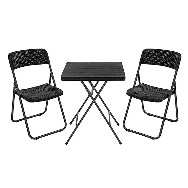ECD Germany Balkonset Bistroset 3 tlg. günstig online kaufen