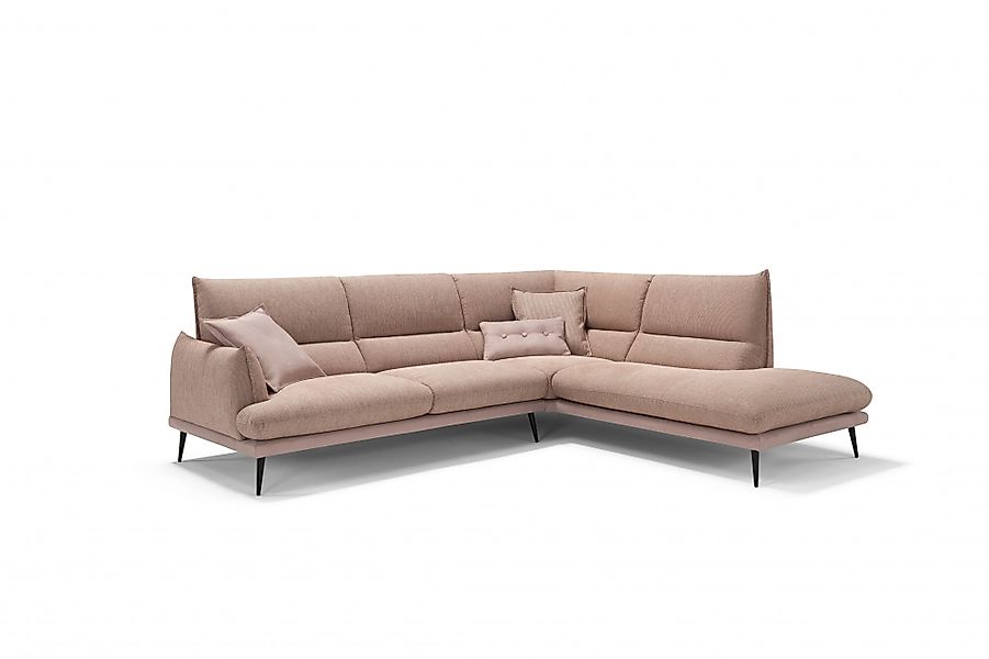 Egoitaliano Ecksofa »FUNNY, hochwertiges & aktuelles Design, bequeme Rücken günstig online kaufen