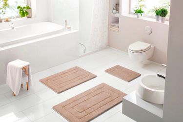 my home Badematte "Eliane" Höhe 20 mm rutschhemmend beschichtet strapazierf günstig online kaufen