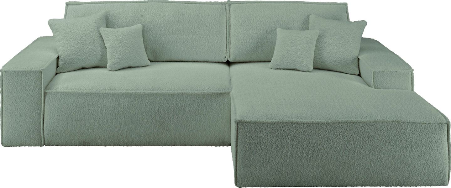 andas Ecksofa "FINNLEY Schlafsofa 267 cm, L-Form mit Schlaffunktion & Bettk günstig online kaufen