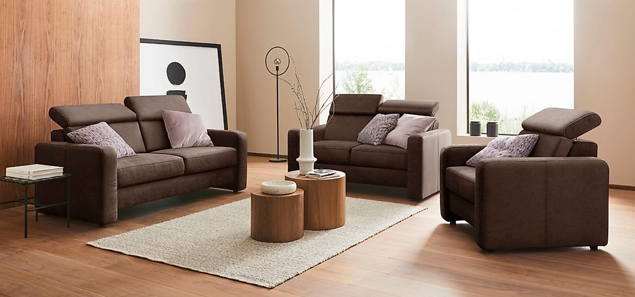 sit&more Sessel "Bologna" mit Federkern, inklusive Kopfteilverstellung günstig online kaufen