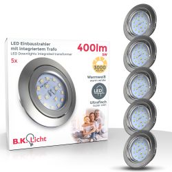B.K.Licht LED Einbaustrahler 5er-10er Set Einbauleuchten günstig online kaufen