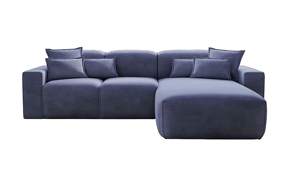 Ecksofa  Leni ¦ blau ¦ Maße (cm): B: 265 H: 74 Polstermöbel > Sofas > Eckso günstig online kaufen