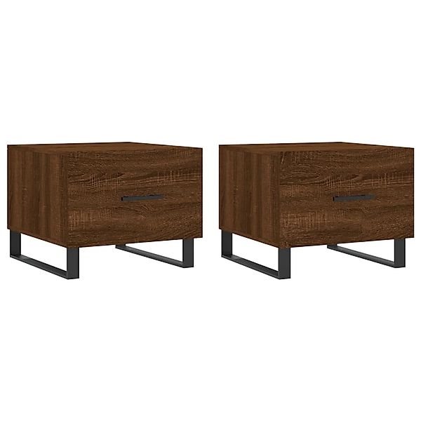 vidaXL Couchtisch Couchtische 2 Stk. Braun günstig online kaufen