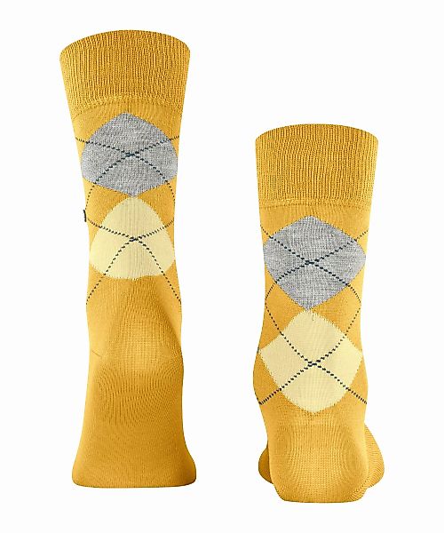 Burlington Manchester Herren Socken, 40-46, Gelb, Argyle, Baumwolle, 20182- günstig online kaufen