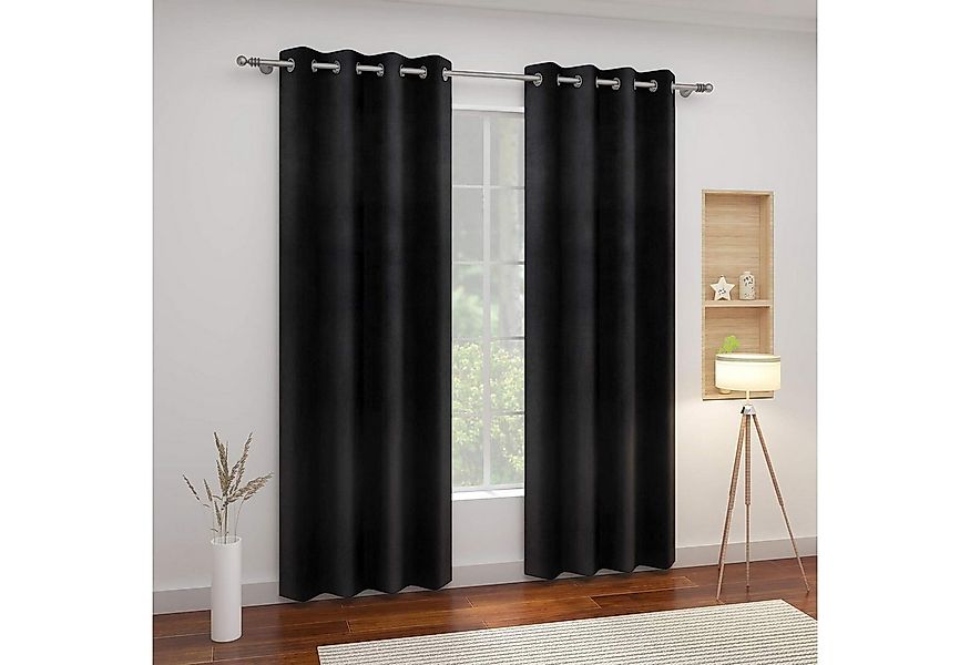 Woltu Verdunkelungsvorhang (1 St), Stangendurchzug, verdunkelnd, mit Ösen b günstig online kaufen