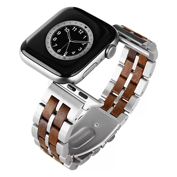 Laimer Smartwatch Uhrband Moscow - Leadholz - Kompatibel Mit Apple Watch günstig online kaufen