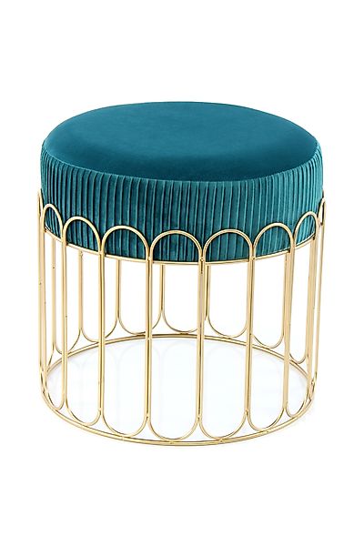 Kayoom Sitzhocker "Hocker Cleopatra 425, Design-Hocker Sitzfläche weich gep günstig online kaufen