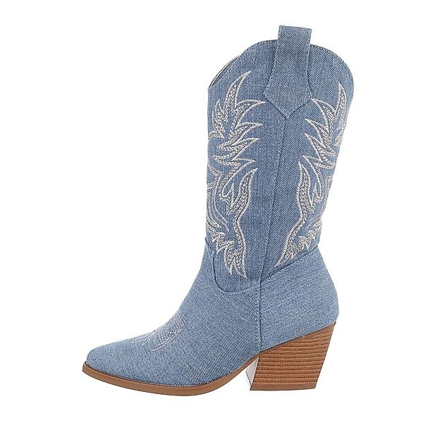 Ital-Design Damen Cowboyboots Western Westernstiefel (84463157) günstig online kaufen
