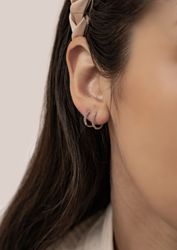 Hey Happiness Paar Creolen 925 Silber günstig online kaufen