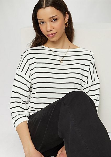 QS Longpullover Strickpullover Leichter Strickpullover aus Viskosemix günstig online kaufen