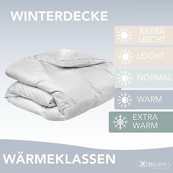 XDREAM Daunenbettdecke Nature Daunendecke, 135x200 cm günstig online kaufen