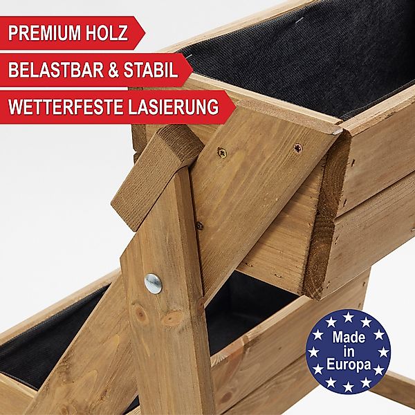 Onbest Pflanzentreppe Holz 2-stöckig 3-stöckig mit günstig online kaufen
