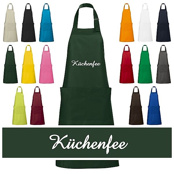 Schnoschi Kochschürze Hochwertige Küchenschürze mit Küchenfee günstig online kaufen