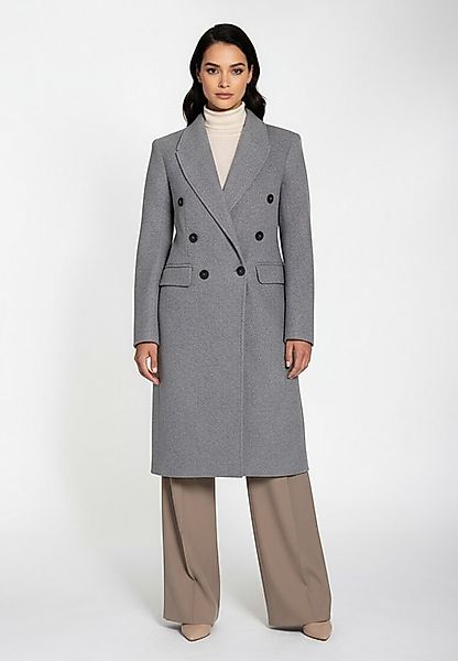 RICANO Langmantel Claudia Klassischer Zweireiher mit Reverskragen – zeitlos günstig online kaufen