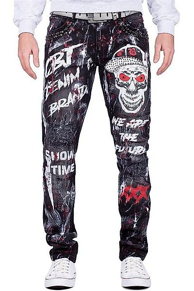 Cipo & Baxx 5-Pocket-Jeans Herren straight fit Hose Denim BA-CD700 (1-tlg) günstig online kaufen