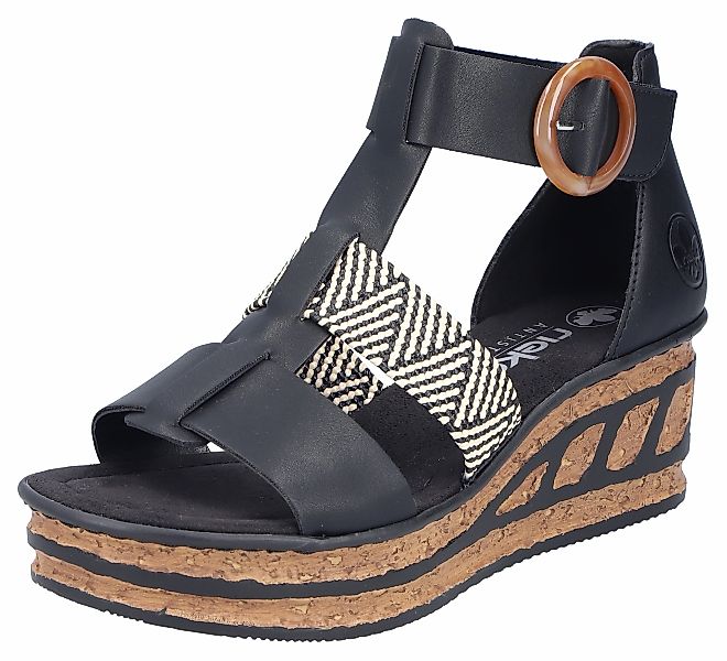 Rieker Keilsandalette, Sommerschuh, Plateausandalette, Sandale mit modische günstig online kaufen