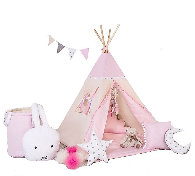 Rainbow Kids Tipi-Zelt Kinderzelt Spielzelt Teepee günstig online kaufen