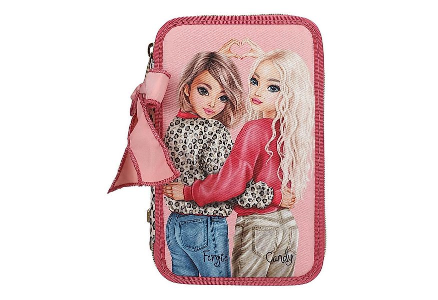 Depesche Geldbörse Depesche 3-Fach Federtasche LEOHEART Rosa günstig online kaufen