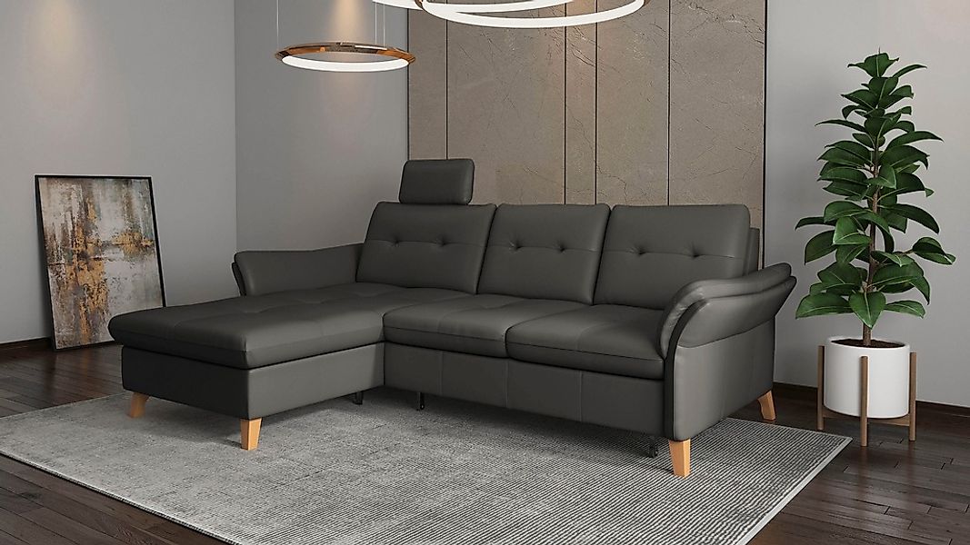 sit&more Ecksofa »Göteborg«, Sitztiefenverstellung und Federkern, wahlweise günstig online kaufen