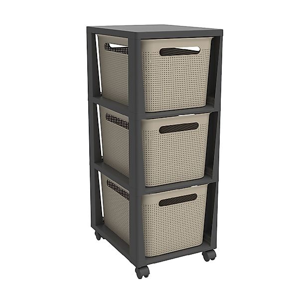 ROTHO Rollcontainer BRISEN Rollcontainer 3 x günstig online kaufen