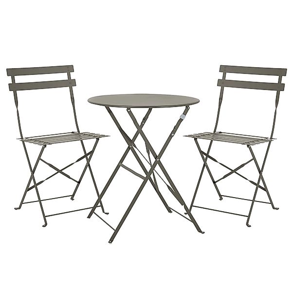 SVITA Balkonset BERLIN, (Set, 3-tlg., Bistro-Set), Tisch mit 2 Stühlen, Kla günstig online kaufen