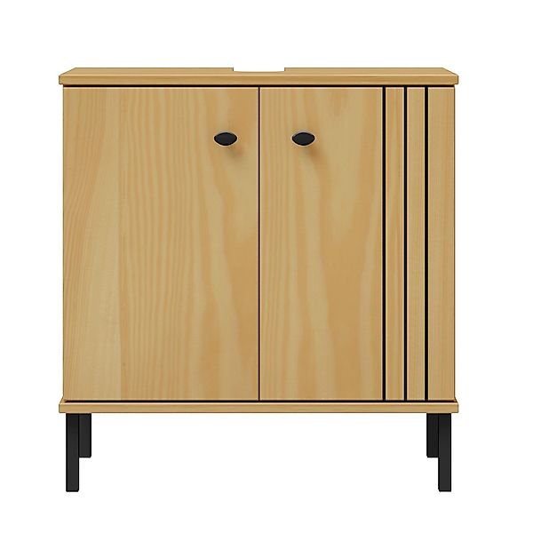 Woodroom Waschbeckenunterschrank Eleganter Massivholzschrank Sevilla Badezi günstig online kaufen
