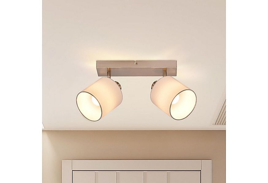 Nettlife Deckenstrahler 1/2/3/4 Flammig Vintage Holz Schwarz E14 Schwenkbar günstig online kaufen