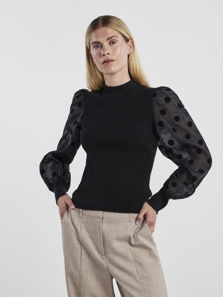 Y.A.S Rundhalspullover YASDOTME LS KNIT PULLOVER günstig online kaufen