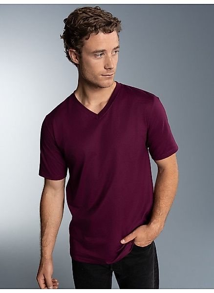 Trigema T-Shirt TRIGEMA V-Shirt DELUXE Baumwolle günstig online kaufen