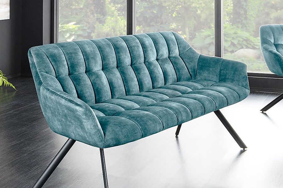 riess-ambiente Sitzbank PAPILLON 165cm petrol / schwarz (Einzelartikel, 1-S günstig online kaufen