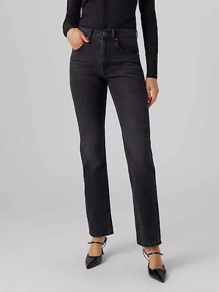 Vero Moda High-waist-Jeans VMHAILEY HR STRAIGHT DNM JNS LI131 NOOS günstig online kaufen