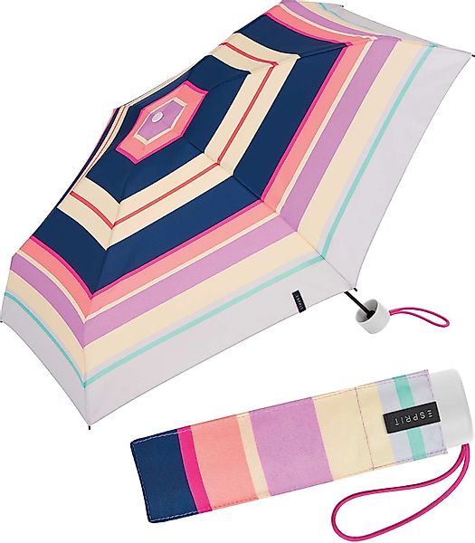 Esprit Stockregenschirm Damen-Taschenschirm klein und stabil, günstig online kaufen