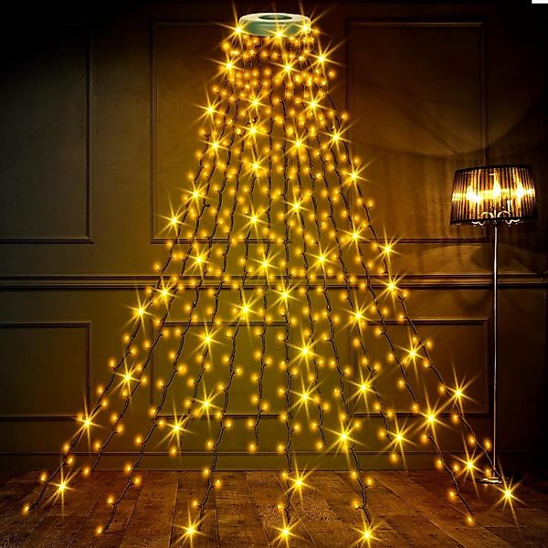 Montegoni LED-Lichterkette 2m 280 LEDs Christbaumbeleuchtung günstig online kaufen