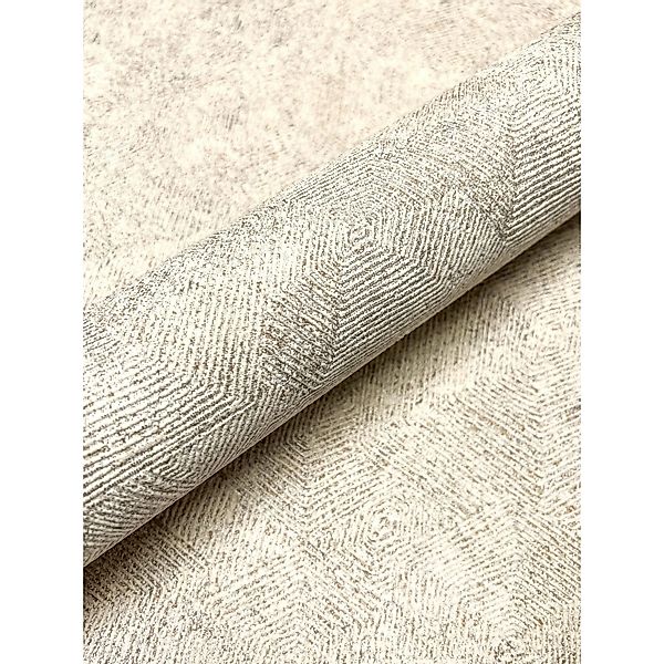 Newroom Vliestapete Kudi Beige Hexagon Grafisch FSC® günstig online kaufen