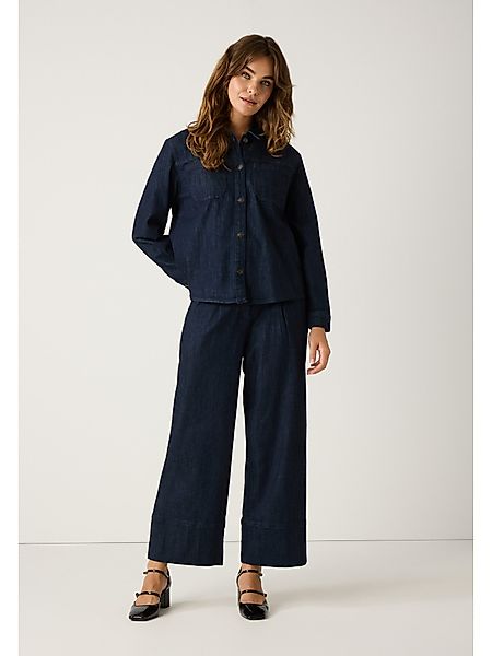 MORE&MORE Kurzarmshirt T-Shirt mit Pailletten-Herz günstig online kaufen