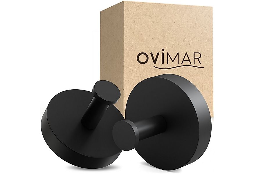 ovimar Handtuchhaken Danksoya, (1-St), aus Edelstahl in Schwarz zur Zum Boh günstig online kaufen