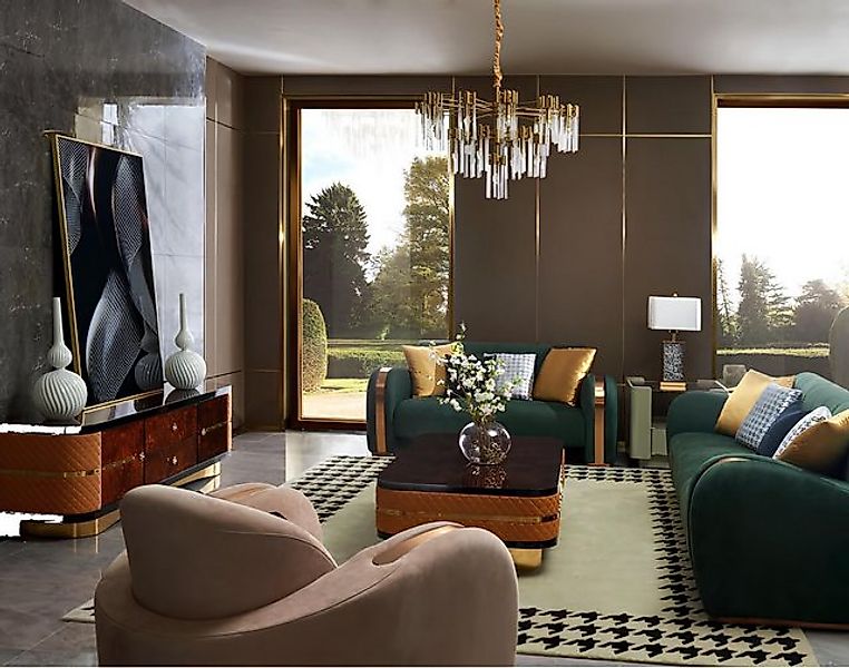 JVmoebel Sofa Sofa 2 Sitzer Luxus Designer Couch Neu Sofa Luxus Polstersofa günstig online kaufen