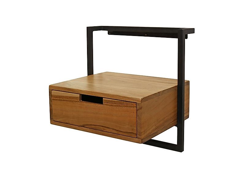 Feeling4Home Nachttisch Natredja - Akazienholz massiv Natur, mit 1 Schublad günstig online kaufen