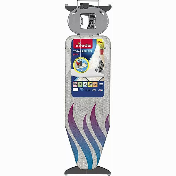 Vileda Bügelbrett »Vileda Total Reflect L plus«, Bügelfläche 130 cmx44 cm, günstig online kaufen