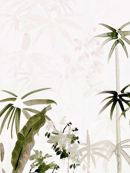 Komar Bild »Bamboo Drawing« Natur 1 Stk. tlg. Wandbild zur Dekoration - ohn günstig online kaufen