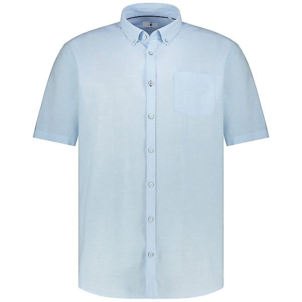 Pfundskerl Freizeithemd mit Leinen Farbe hellblau Größe: 7XL günstig online kaufen