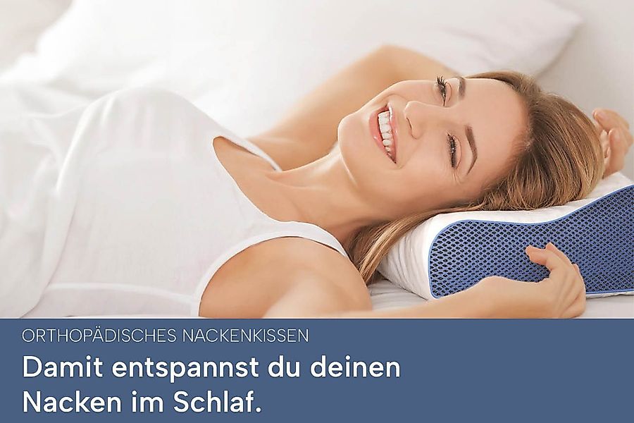 casimum Nackenstützkissen Orthopädisches Nackenkissen ERGO VARIO, 60x30cm, günstig online kaufen