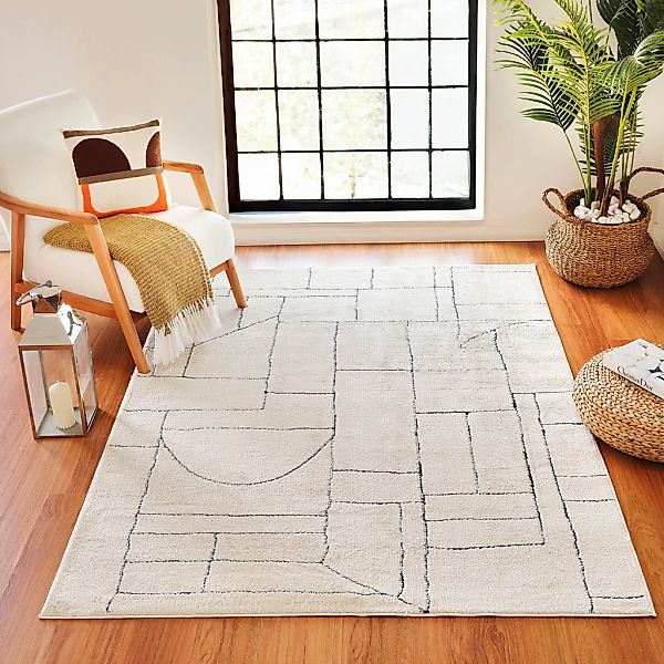 Livabliss Teppich "BARI" rechteckig 14 mm Höhe Skandi Design, Modern Boho K günstig online kaufen